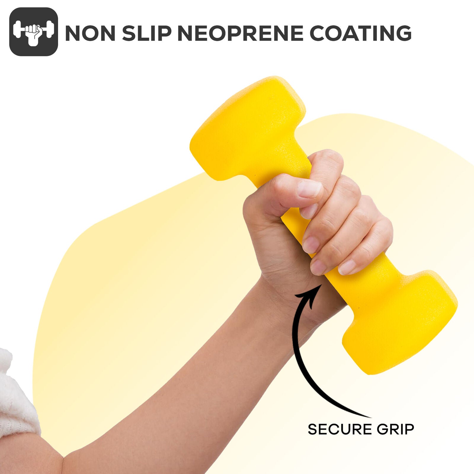 Neoprene Dumbbells Hand Weights Pair Exercise Iron Set Home Gym Fitness Aerobic