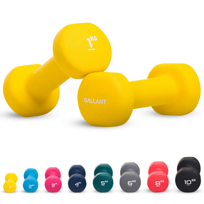 Neoprene Dumbbells Hand Weights Pair Exercise Iron Set Home Gym Fitness Aerobic